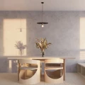 Lampa wisząca FLAVIO czarna zwis SL.0853 SOLLUX LIGHTING