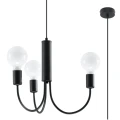Lampa wisząca PICCOLO 3 czarna żyrandol SL.0856 SOLLUX LIGHTING
