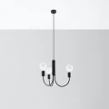 Lampa wisząca PICCOLO 3 czarna żyrandol SL.0856 SOLLUX LIGHTING