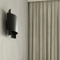 Lampa ścienna IMPACT czarna kinkiet SL.0858 SOLLUX LIGHTING