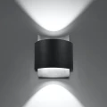 Lampa ścienna IMPACT czarna kinkiet SL.0858 SOLLUX LIGHTING