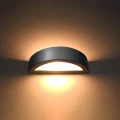 Lampa ścienna ATENA szara kinkiet ceramiczny SL.0873 SOLLUX LIGHTING