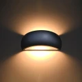 Lampa ścienna PONTIUS szara kinkiet ceramiczny SL.0875 SOLLUX LIGHTING