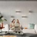 Lampa ścienna VEGA szara kinkiet ceramiczny SL.0877 SOLLUX LIGHTING