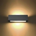 Lampa ścienna VEGA szara kinkiet ceramiczny SL.0877 SOLLUX LIGHTING