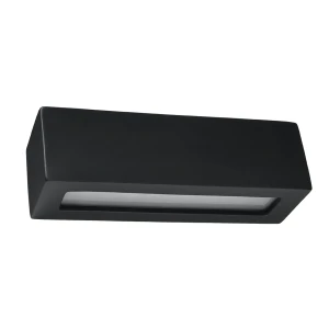 Lampa ścienna VEGA czarna kinkiet ceramiczny SL.0878 SOLLUX LIGHTING