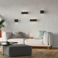 Lampa ścienna VEGA czarna kinkiet ceramiczny SL.0878 SOLLUX LIGHTING