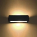 Lampa ścienna VEGA czarna kinkiet ceramiczny SL.0878 SOLLUX LIGHTING
