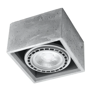 Lampa sufitowa QUATRO 1 beton plafon SL.0883 SOLLUX LIGHTING