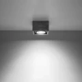Lampa sufitowa QUATRO 1 beton plafon SL.0883 SOLLUX LIGHTING