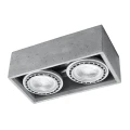 Lampa sufitowa QUATRO 2 beton plafon SL.0884 SOLLUX LIGHTING