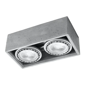 Lampa sufitowa QUATRO 2 beton plafon SL.0884 SOLLUX LIGHTING