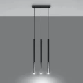 Lampa wisząca MOZAICA 3L czarny/chrom zwis SL.0886 SOLLUX LIGHTING