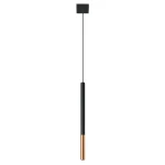 Lampa wisząca MOZAICA 1 czarny/miedź zwis SL.0888 SOLLUX LIGHTING
