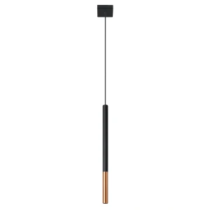 Lampa wisząca MOZAICA 1 czarny/miedź zwis SL.0888 SOLLUX LIGHTING