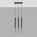 Lampa wisząca MOZAICA 3L czarny/miedź zwis SL.0889 SOLLUX LIGHTING