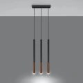 Lampa wisząca MOZAICA 3L czarny/miedź zwis SL.0889 SOLLUX LIGHTING