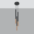 Lampa wisząca MOZAICA 3P czarny/miedź zwis SL.0890 SOLLUX LIGHTING