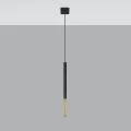 Lampa wisząca MOZAICA 1 czarny/złoto zwis SL.0891 SOLLUX LIGHTING