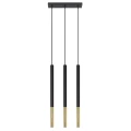Lampa wisząca MOZAICA 3L czarny/złoto zwis SL.0892 SOLLUX LIGHTING
