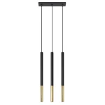 Lampa wisząca MOZAICA 3L czarny/złoto zwis SL.0892 SOLLUX LIGHTING