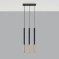 Lampa wisząca MOZAICA 3L czarny/złoto zwis SL.0892 SOLLUX LIGHTING