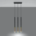 Lampa wisząca MOZAICA 3L czarny/złoto zwis SL.0892 SOLLUX LIGHTING