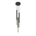 Lampa wisząca MOZAICA 3P czarny/złoto zwis SL.0893 SOLLUX LIGHTING