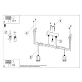 Lampa wisząca SALAMANCA 2 żyrandol SL.0894 SOLLUX LIGHTING