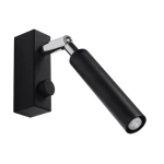 Lampa ścienna EYETECH 1 czarna kinkiet SL.0897 SOLLUX LIGHTING