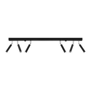Lampa sufitowa EYETECH 6 czarna plafon SL.0901 SOLLUX LIGHTING