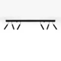 Lampa sufitowa EYETECH 6 czarna plafon SL.0901 SOLLUX LIGHTING