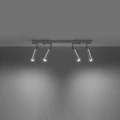 Lampa sufitowa EYETECH 4 biała plafon SL.0905 SOLLUX LIGHTING