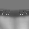 Lampa sufitowa EYETECH 6 biała plafon SL.0906 SOLLUX LIGHTING