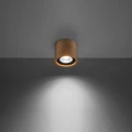 Lampa sufitowa BASIC 1 naturalne drewno plafon SL.0913 SOLLUX LIGHTING