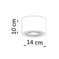 Lampa sufitowa BASIC 1 naturalne drewno plafon SL.0913 SOLLUX LIGHTING
