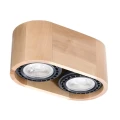 Lampa sufitowa BASIC 2 naturalne drewno plafon SL.0914 SOLLUX LIGHTING
