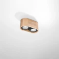 Lampa sufitowa BASIC 2 naturalne drewno plafon SL.0914 SOLLUX LIGHTING