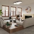 Lampa sufitowa ARENA 55 szara plafon SL.0918 SOLLUX LIGHTING