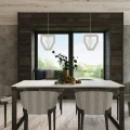 Lampa wisząca TRES biała zwis SL.0929 SOLLUX LIGHTING