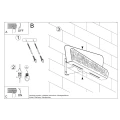 Lampa ścienna ALIZA biała kinkiet SL.0933 SOLLUX LIGHTING