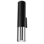 Lampa ścienna LOOPEZ czarny/chrom kinkiet SL.0938 SOLLUX LIGHTING