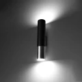 Lampa ścienna LOOPEZ czarny/chrom kinkiet SL.0938 SOLLUX LIGHTING