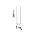 Lampa sufitowa LOOPEZ czarny/chrom plafon SL.0939 SOLLUX LIGHTING
