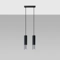 Lampa wisząca LOOPEZ 2 czarny/chrom zwis SL.0941 SOLLUX LIGHTING