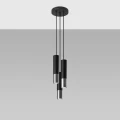Lampa wisząca LOOPEZ 3P czarny/chrom zwis SL.0943 SOLLUX LIGHTING