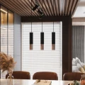 Lampa wisząca LOOPEZ 3P czarny/miedź zwis SL.0949 SOLLUX LIGHTING