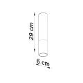 Lampa sufitowa LOOPEZ czarny/złoty plafon SL.0951 SOLLUX LIGHTING