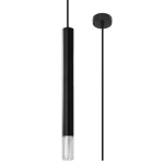 Lampa wisząca WEZYR 1 czarna zwis SL.0960 SOLLUX LIGHTING
