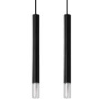 Lampa wisząca WEZYR 2 czarna zwis SL.0961 SOLLUX LIGHTING